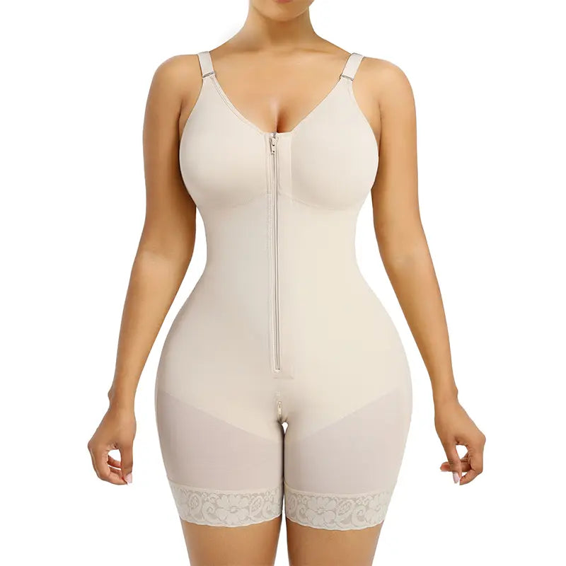 Women’S YIANNA Fajas Colombianas Shapewear Tummy Control Butt Lifter Shaper with Zipper Crotch Detachable Shoulder Strap Springstatements